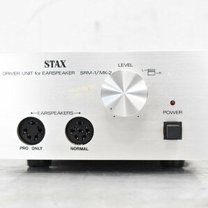 Σ2621 現状品 STAX SRM-1/MK2 スタックス ドライバーユニット ヘッドフォンアンプの画像3