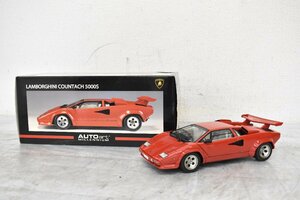 Σ2681 ジャンク品 AUTOart LAMBORGHINI COUNTACH 5000S 1/18 オートアート ランボルギーニ ミニカー 元箱付き