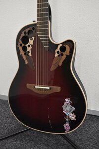 Σ2407 中古品 Ovation 6868 Elite Standard #535841 オベーション エレアコ ギター