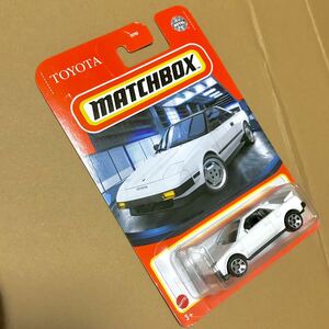MATCHBOX マッチボックス ベーシック 1984 TOYOTA MR2 トヨタ ホワイト 白 リトラクタブル ライト 閉 右ハンドル