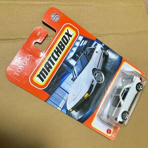 MATCHBOX マッチボックス ベーシック 1984 TOYOTA MR2 トヨタ AW11 ホワイト リトラクタブル ライト 閉　左ハンドル