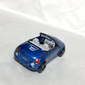 トミカ ミニカー No.15 ダイハツ コペン 改造品 ワイドホイール ブルー 青 L880K オープン化の画像7