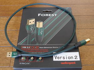 audioquest USBケーブル FOREST 0.75m オーディオクエスト