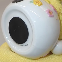 【中古】 Hello Kitty ハローキティ キティちゃん　まねきねこ　貯金箱　陶器　2点セット　ざぶとん付き 2001年・2004年製 【質屋】_画像4