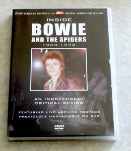 【DVD】David Bowie / Inside Bowie And The Spiders / An Independent Critical Review 1969-1972