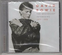 David Bowie / sThe Broadcast Interviews 1977-1978〜インタビューCD_画像1