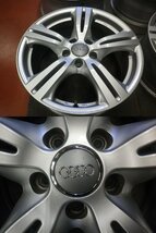 Audi アウディ用 社外♪17×7.5j PCD112 5H ＋40 ハブ66.6♪シルバー♪アウディのお車に♪ホイールのみ4本♪店頭受取歓迎♪R603W12_画像8