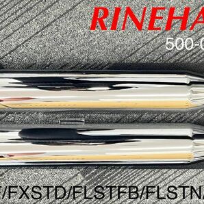 《HD492》 RINEHART ラインハート ハーレーダビッドソン ソフテイル 3インチ スリップオン マフラー 500-0204S 中古美品