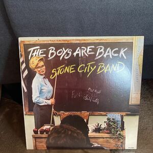 LPレコード★洋楽★THE BOY'S ARE BACK STONE CITY BAND★レコード大量出品中★まとめ買いがお得★この機会に是非