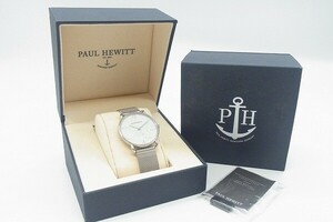 PAUL HEWITT ポールヒューイット N53.08.542 メンズ クォーツ 腕時計 箱付き