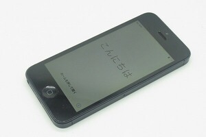 Apple アップル iPhone5 A1429 ブラック スマートフォン 通電確認済み