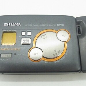 J24-4 AIWA アイワ RX480 ポータブルラジオカセットプレーヤーの画像2