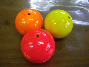  comming off ② comming off comming off . penetrate 3 piece set orange / yellow color each 32.5. pink 32.