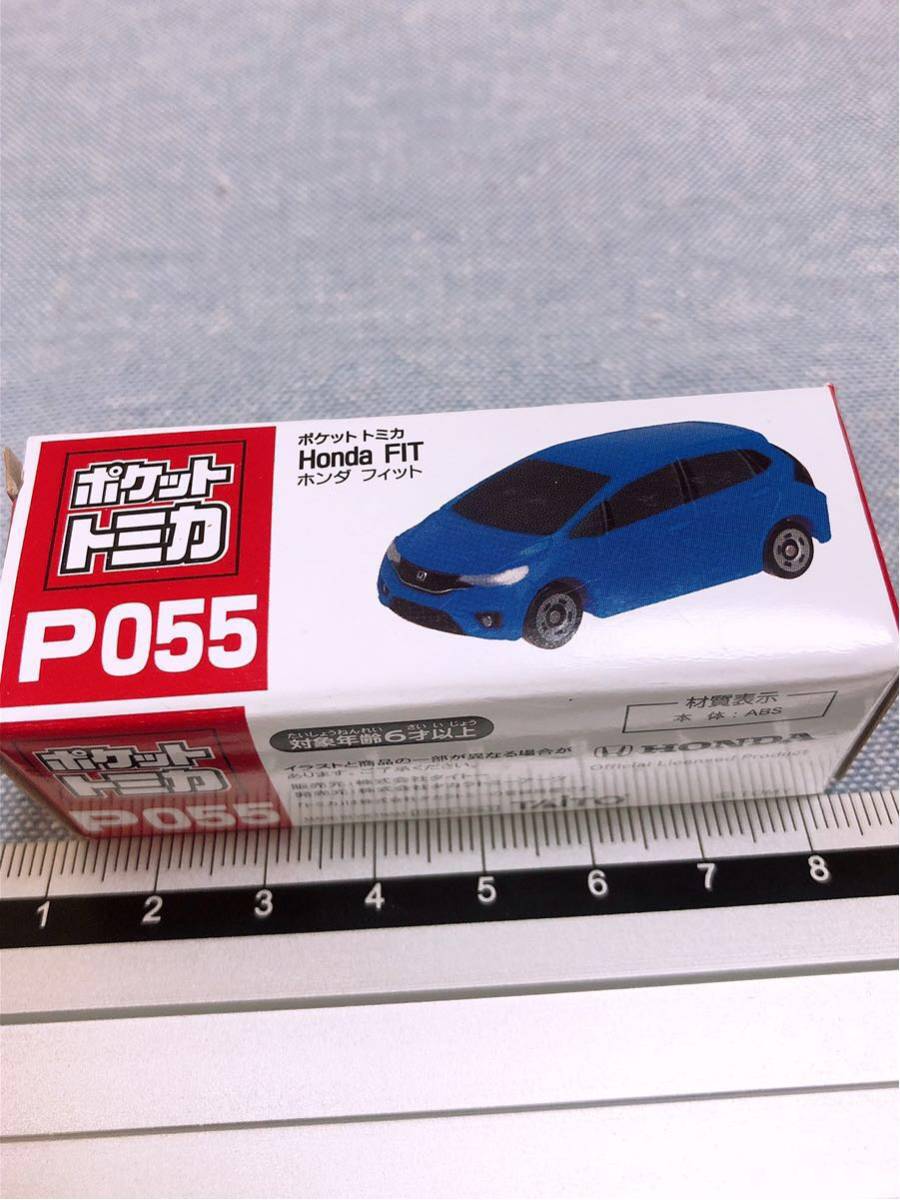 ポケットトミカ P055□□ホンダ フィット(青 - メルカリ