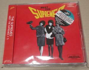 The Supremes■Japanese OBI CD「Meet The Supremes ＋５」リマスター　シュープリームス　1833yen+tax/ウルトラヴァイヴ