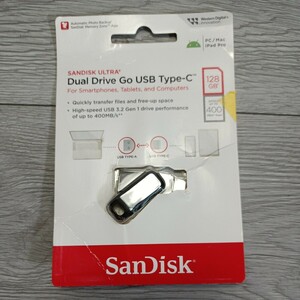 y042505fk 【現状品】SanDisk 128GB Ultra Dual Drive Go USB Type-C Flash Drive - SDDDC3-128G-G46