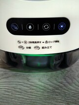 y041621n 冷風機 冷風扇 USB充電式 4000mAHバッテリー内蔵 3段階調節 加湿機能 冷風 送風 噴霧 静音 LEDライト付き_画像3