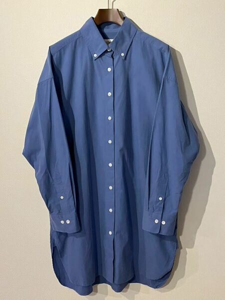 BEAUTY&YOUTH /TRADITIONAL UNIFORM コットンブロードロングシャツ/SIZE:36 /BLUE /1611-149-2183/ビューティーアンドユース/UNITED ARROWS