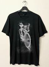 MARC BY MARC JACOBS / BICYCLE TEE / SIZE:S / BLACK / マークバイマークジェイコブス / ロング丈 プリント半袖Tシャツ / UNISEX_画像1