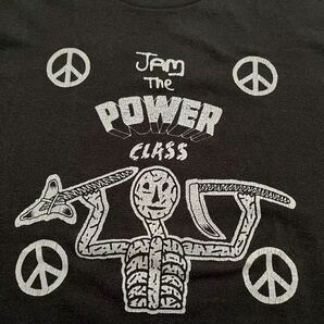 TACOMA FUJI RECORDS / JAM THE POWER CLASS designed by Matt Leines / 別注Tシャツ / SIZE:L / BLACK / タコマフジ / マット・レイナスの画像4