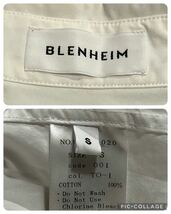 BLENHEIM / ブロードシャツ / SIZE:S / WHITE / U322-020 / ブレンへイム / 長袖シャツ オックスフォード シャツ /白 ホワイト_画像7