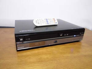 三菱 W録 VHS一体型HDD内蔵ブルーレイレコーダー DVR-BV530 リモコン付　動作良品