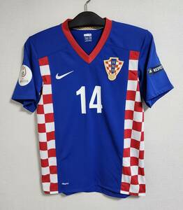 EURO08 クロアチア(A)＃14 モドリッチ Modric 半袖 nike正規 EURO 2008 S