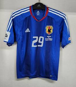 04-05日本(H)＃29 稲本潤一 Inamoto 選手用半袖 ADIDAS正規 2006W杯予選仕様 M