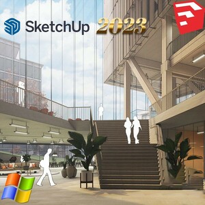 SketchUp Pro 2023 v23.1.340 Windows ダウンロード 永久版 日本語