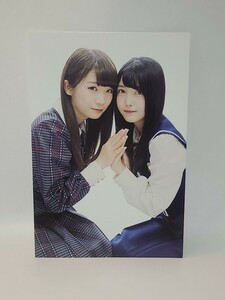 秋元真夏＆久保史緒里(乃木坂46) ポストカード　 BUBKA 2017年3月号付録　坂道グループ　アイドル　グッズ　写真