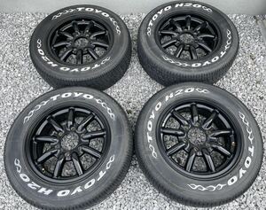 ハイエース ファブレス BARONE MC-9 16インチ　　　215/65R16 ホワイトレター タイヤ ホイール 4本セット