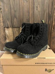 Dr.Martens ドクターマーチン WMS 27822001 1460 Pascal 8ホール パスカル フェイクファー レディースブーツ ★サイズ UK5 24cm US7