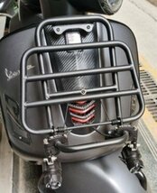 ベスパ用フロントキャリア1P！ VESPA Piaggio(ベスパ ピアジオ) 150GTS GTV300専用 社外 フロントバッグ 実用的 交換用 修理に アウトド_画像7