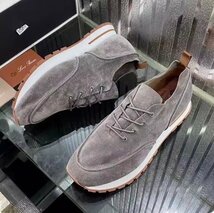 Loro Piana　ロロピアーナ　靴　メンズ　スニーカー　本革　レザー　39-45　サイズ選択可能_画像3