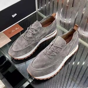 Loro Piana　ロロピアーナ　靴　メンズ　スニーカー　本革　レザー　39-45　サイズ選択可能