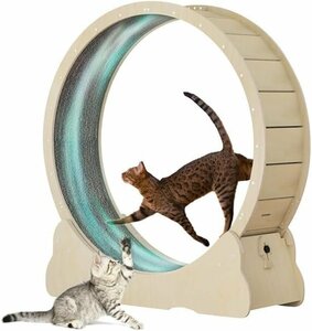  cat wheel cat hamster wheel running wheel self-propelled cat War clock equipment built-in TPE quiet sound low noise roller room Runner possible to exchange 