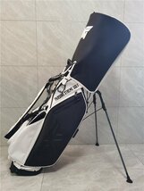 PXG Golf Bag 未使用 キャディーバック 9型，4kg, pu ブラック ホワイト_画像3