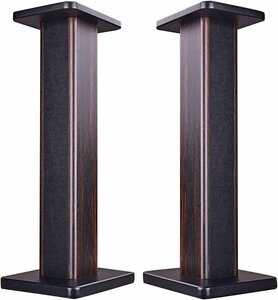  speaker pcs * stand speaker stand Surround sound shelf floor shelf natural wood. audio support, pair 30cm