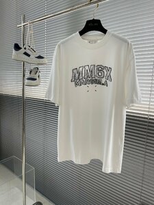 Maison Margiela マルタンマルジェラ　メンズ　Tシャツ　丸首　半袖　文字ロゴ　48-56　サイズ選択可能