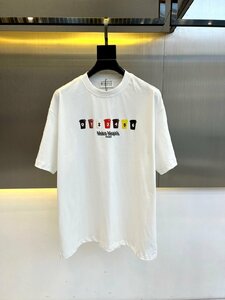 送料無料　Maison Margiela マルタンマルジェラ　メンズ　Tシャツ　イラスト　半袖　ロゴ有り　S-XXL　サイズ選択可能