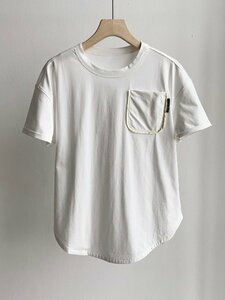 ブルネロクチネリ　BRUNELLO CUCINELLI レディース　Tシャツ　ポケット　半袖　新品　シンプル　S-L　サイズ選択可能