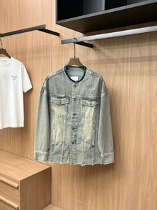 Maison Margiela マルタンマルジェラ メンズ　デニム　ジャケット　ジージャン　トレロ風　S-XL　サイズ選択可能