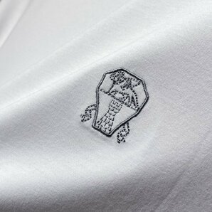 ブルネロクチネリ BRUNELLO CUCINELLI メンズ Tシャツ 刺繍ロゴ シンプル コットン 半袖 M-3XL サイズ選択可能 白の画像4