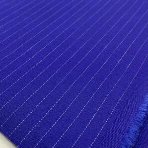 E10 ステッチストライプ 3ｍ ブルー系 綿100％ 生地 日本製の画像6