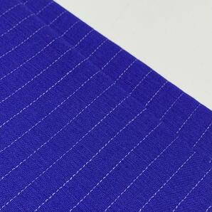 E10 ステッチストライプ 3ｍ ブルー系 綿100％ 生地 日本製の画像8