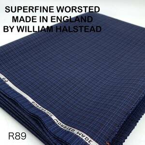 R89-3m SUPERFINE WORSTED MADE IN ENGLAND BY WILLIAM HALSTEAD