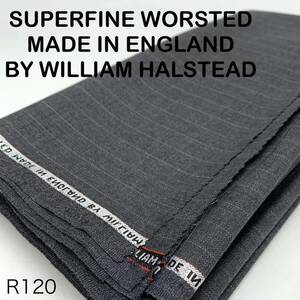 R120-2m SUPERFINE WORSTED MADE IN ENGLAND BY WILLIAM HALSTEAD