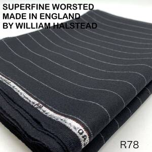 R78-3m SUPERFINE WORSTED MADE IN ENGLAND BY WILLIAM HALSTEAD
