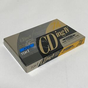 【未開封】TDK メタルポジションカセットテープ CDing-Ⅳ 74分 METAL POSITION TYPE-Ⅳ スリムケースの画像1