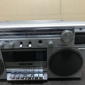 東芝 TOSHIBA BOMBEAT RT-S53 ラジカセ ステレオ AM FM ラジオ 昭和レトロ STEREO カセット 通電確認済みの画像8